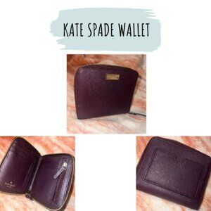 Maroon Kate Spade Wallet